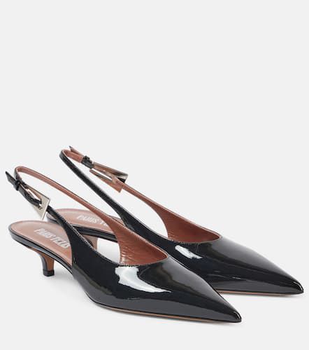 Jessica 35 patent leather slingback pumps - Paris Texas - Modalova