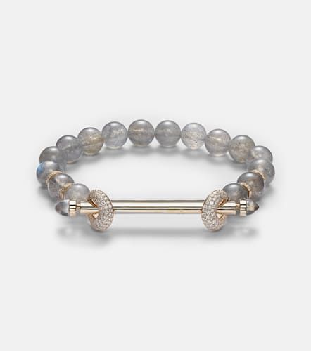 Bracciale Chakra in oro 18kt con diamanti e pietre preziose - Ananya - Modalova