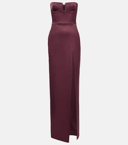 Alex Perry Crepe satin bustier gown - Alex Perry - Modalova