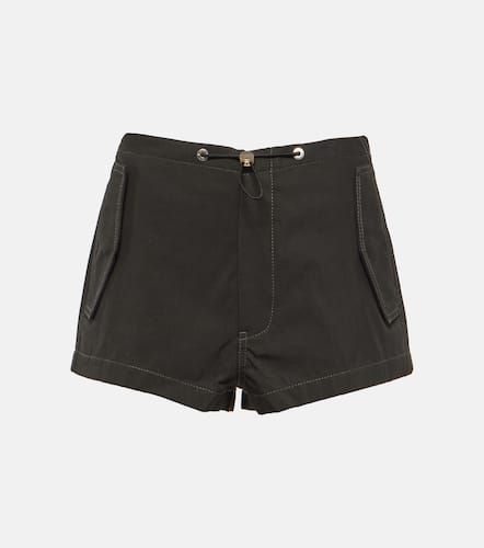 High-rise cotton-blend shorts - Dion Lee - Modalova