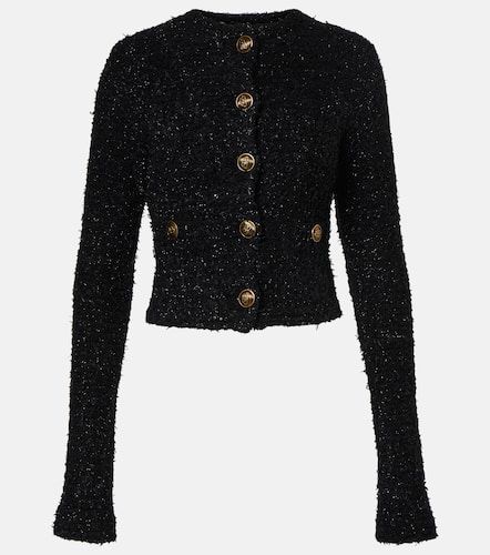 Cropped-Cardigan aus Tweed - Balenciaga - Modalova