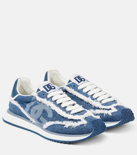 Sneakers Aria aus Denim - Dolce&Gabbana - Modalova