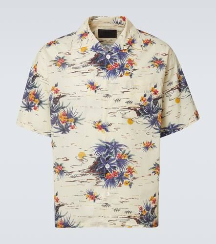 Camisa bowling de algodón floral - Prada - Modalova