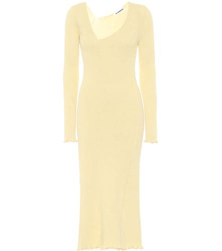 Vestido midi en mezcla de lana - Jil Sander - Modalova