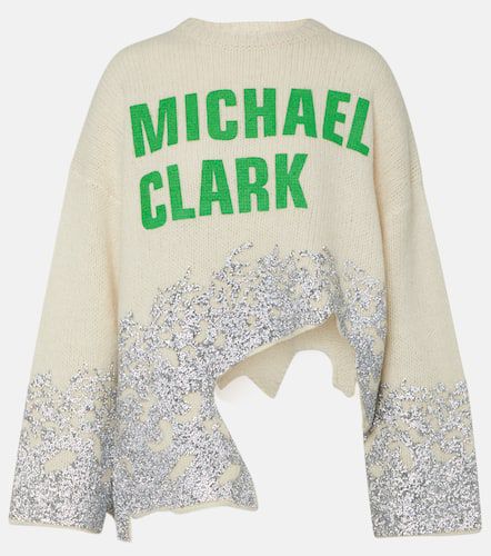 X Michael Clark embellished wool-blend sweater - JW Anderson - Modalova