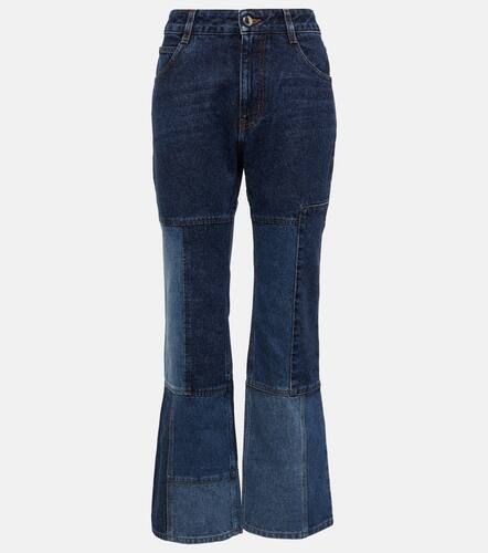 Patchwork cropped flared jeans - Chloe - Modalova