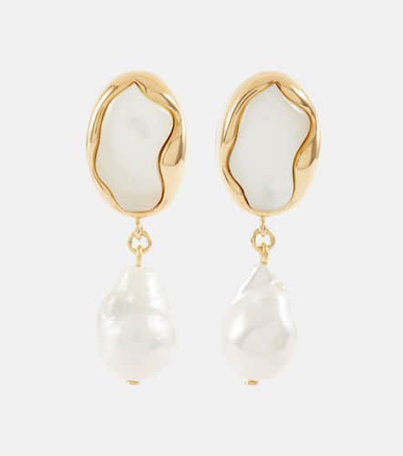 ChloÃ© Sybil baroque faux pearl earrings - Chloe - Modalova