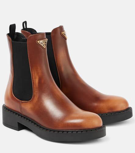 Prada Chelsea Boots aus Leder - Prada - Modalova