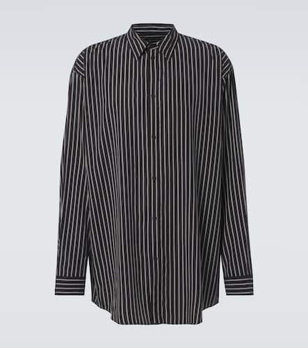 Camicia Flowing in popeline a righe - Balenciaga - Modalova