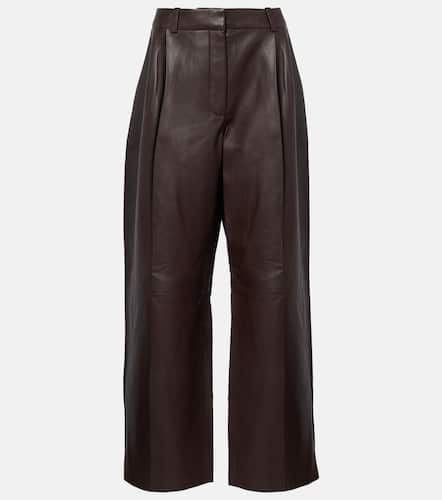 Illustration leather wide-leg pants - Zimmermann - Modalova