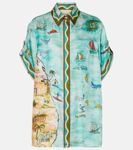 AlÃ©mais Swell printed silk twill shirt - Alemais - Modalova