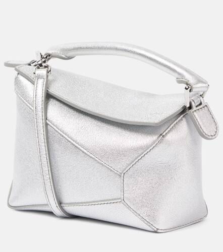 Tote Puzzle Edge Mini aus Metallic-Leder - Loewe - Modalova