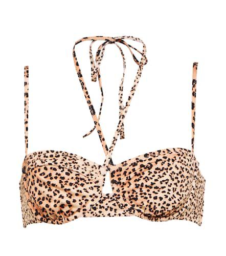 Aleena leopard-print bikini top - Ulla Johnson - Modalova