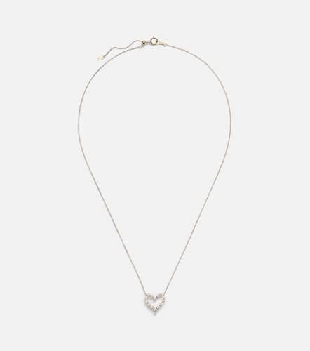 Kt necklace with diamond and pearls - Persee - Modalova