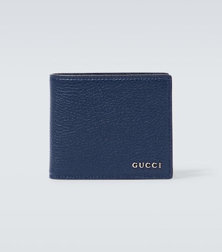 Cartera billetera de piel con logo - Gucci - Modalova
