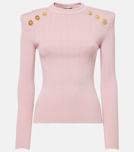 Verzierter Pullover aus Strick - Balmain - Modalova