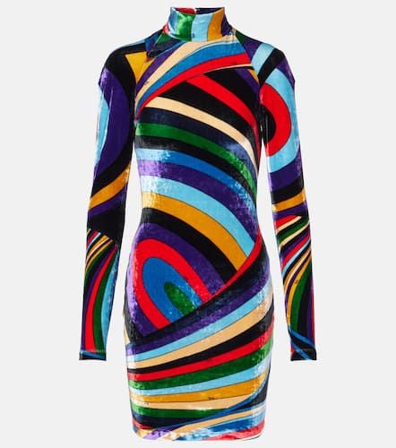 Pucci Iride velvet minidress - Pucci - Modalova