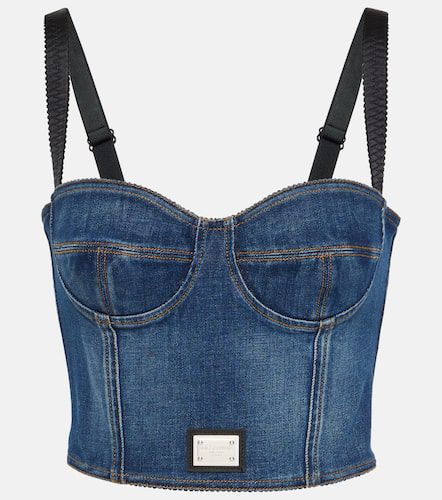 Dolce&Gabbana Bustier de denim - Dolce&Gabbana - Modalova