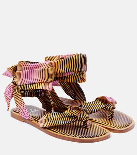 Nilo Du DÃ©sert striped sandals - Christian Louboutin - Modalova