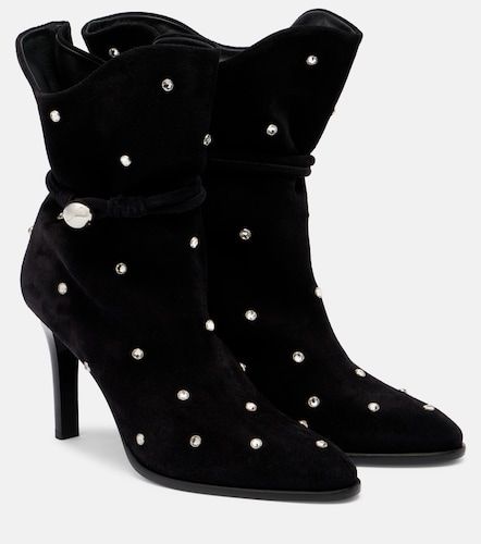 Lolya 90 embellished suede ankle boots - Isabel Marant - Modalova