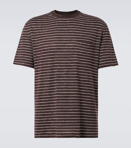 T-shirt in jersey di misto lino - Brunello Cucinelli - Modalova