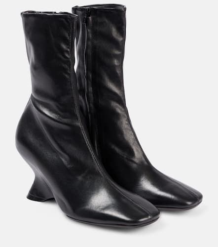 Ankle Boots aus Leder - Dries Van Noten - Modalova