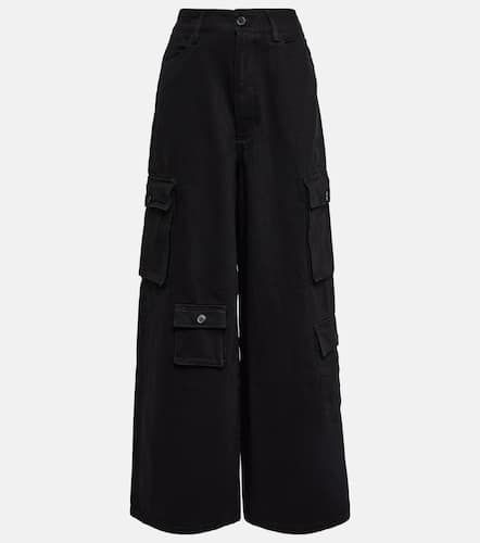 Hailey high-rise denim cargo pants - The Frankie Shop - Modalova