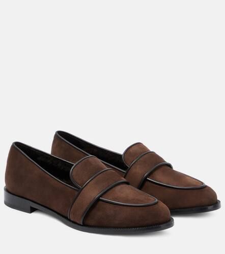 Martin shearling-lined suede loafers - Aquazzura - Modalova