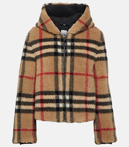 Check wool-blend jacket - Burberry - Modalova