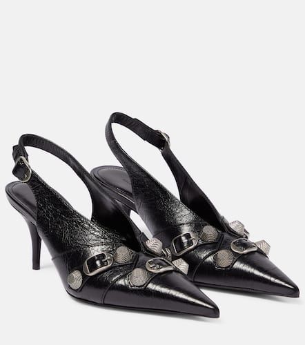 Cagole 70 leather slingback pumps - Balenciaga - Modalova