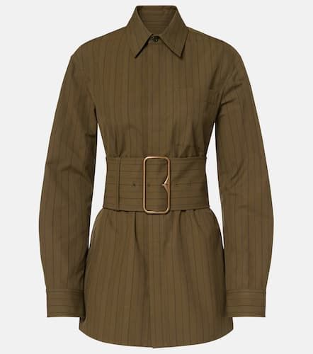 Burberry Belted cotton overshirt - Burberry - Modalova