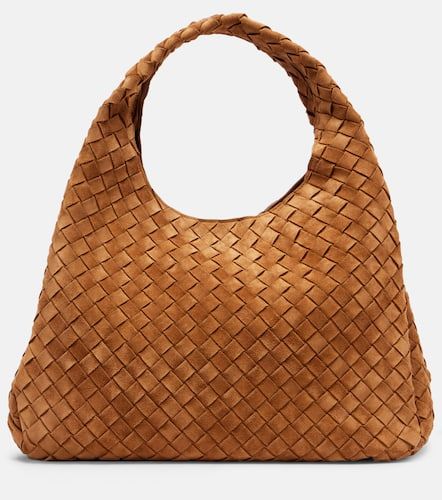 Bolso al hombro Campana Large de ante Intrecciato - Bottega Veneta - Modalova