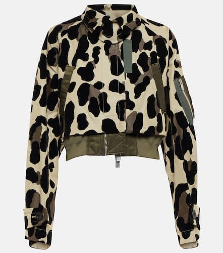 Sacai Chaqueta con estampado animal - Sacai - Modalova