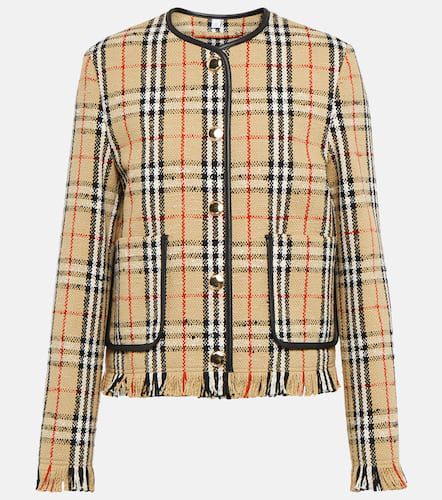 Cotton and wool-blend jacket - Burberry - Modalova