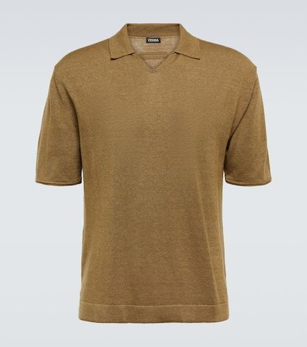 Zegna Cotton pique polo shirt - Zegna - Modalova