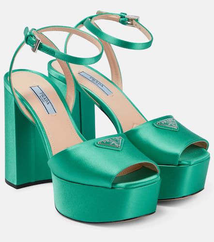 Prada Satin platform sandals - Prada - Modalova
