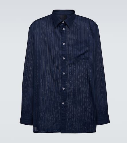 Camisa de gasa de algodón a rayas - Givenchy - Modalova