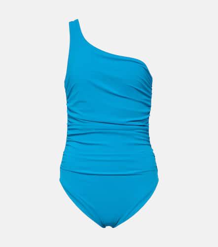 Basics one-shoulder ruched swimsuit - Karla Colletto - Modalova