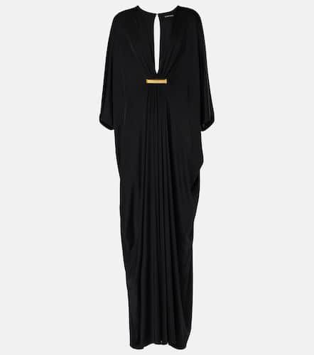 Gathered satin jersey kaftan - Tom Ford - Modalova