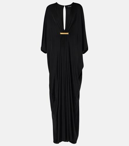 Gathered satin jersey kaftan - Tom Ford - Modalova