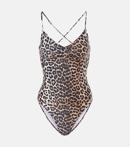 Ganni Leopard-print swimsuit - Ganni - Modalova