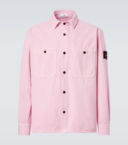 Sobrecamisa de pana de algodón - Stone Island - Modalova