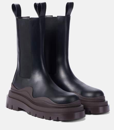 Tire leather ankle boots - Bottega Veneta - Modalova