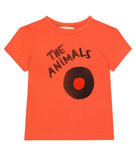 T-shirt Rooster in cotone con stampa - The Animals Observatory - Modalova