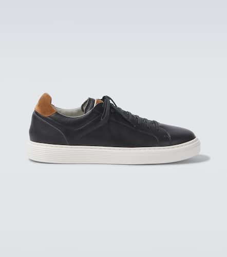 Leather low-top sneakers - Brunello Cucinelli - Modalova