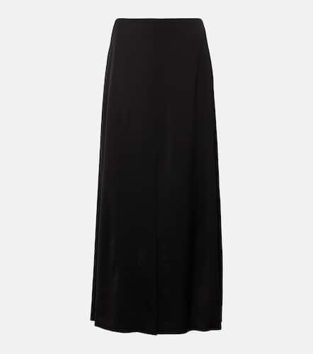 Satin crepe maxi skirt - Dries Van Noten - Modalova