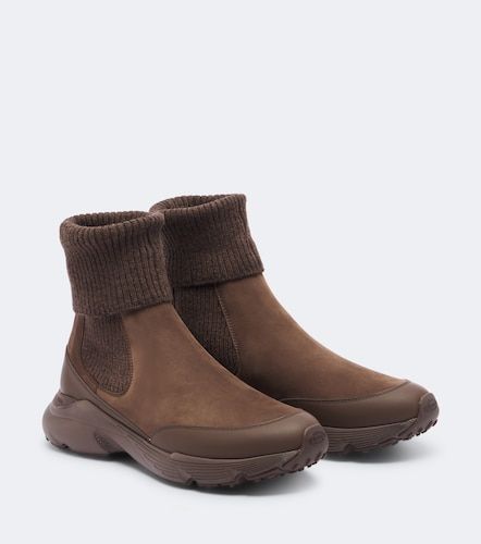 Tod's Botines de punto con piel - Tod's - Modalova