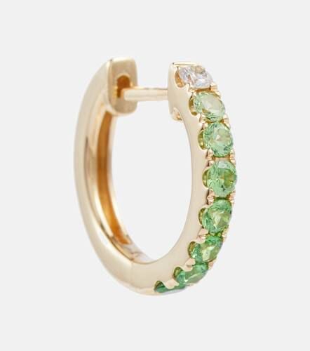 Orb Large 14kt single hoop earring with diamond and tsavorite - Robinson Pelham - Modalova