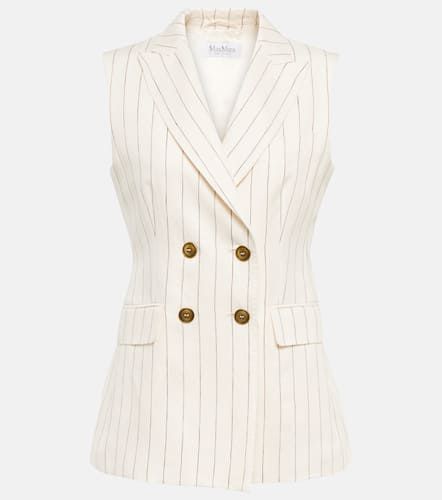 Max Mara Quebec striped linen vest - Max Mara - Modalova