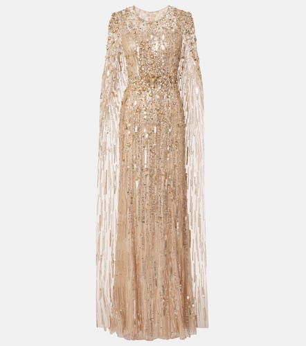 Abito lungo con paillettes - Jenny Packham - Modalova